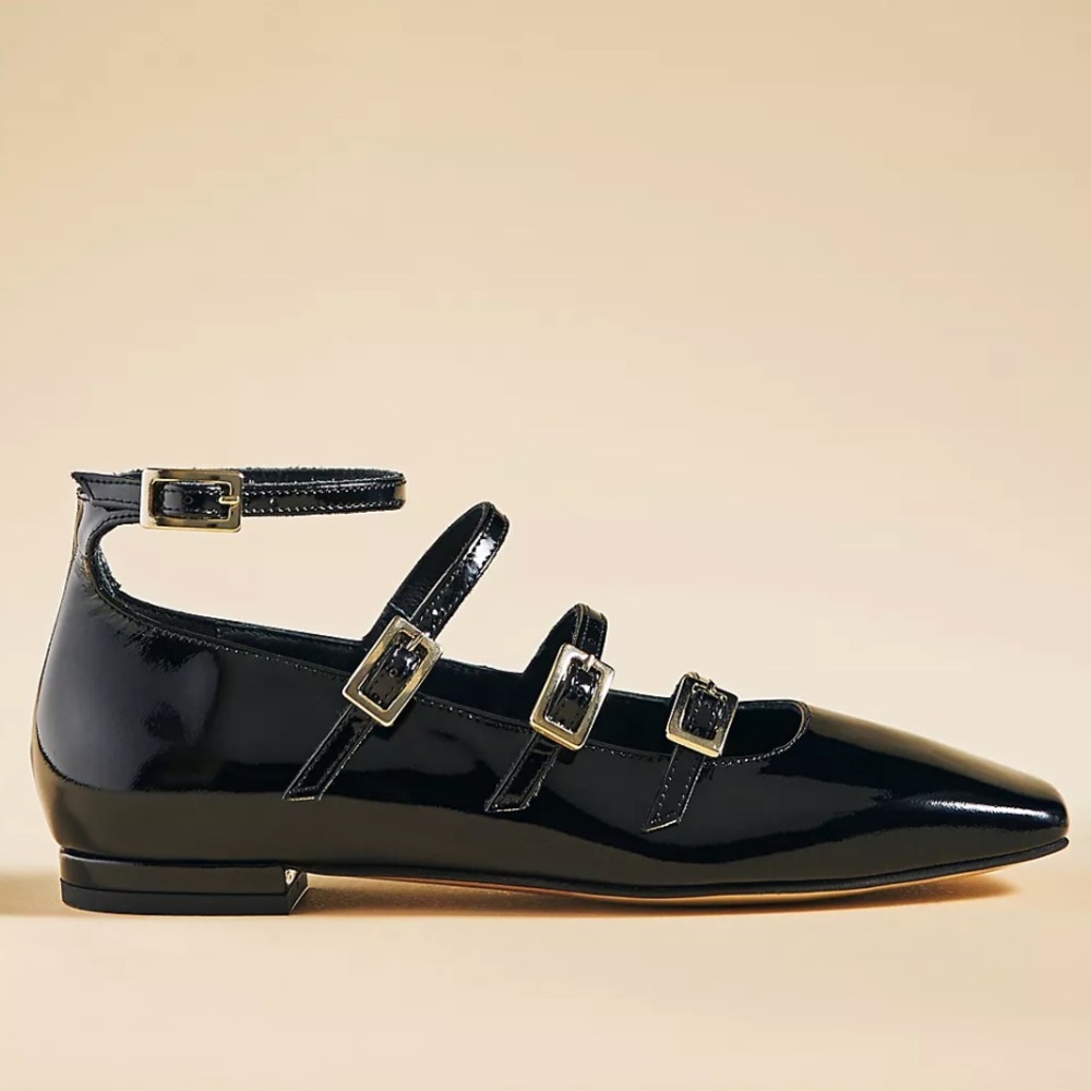 Alohas Luke Onix Flats - Black - Size 38 (~7.5) Worn once